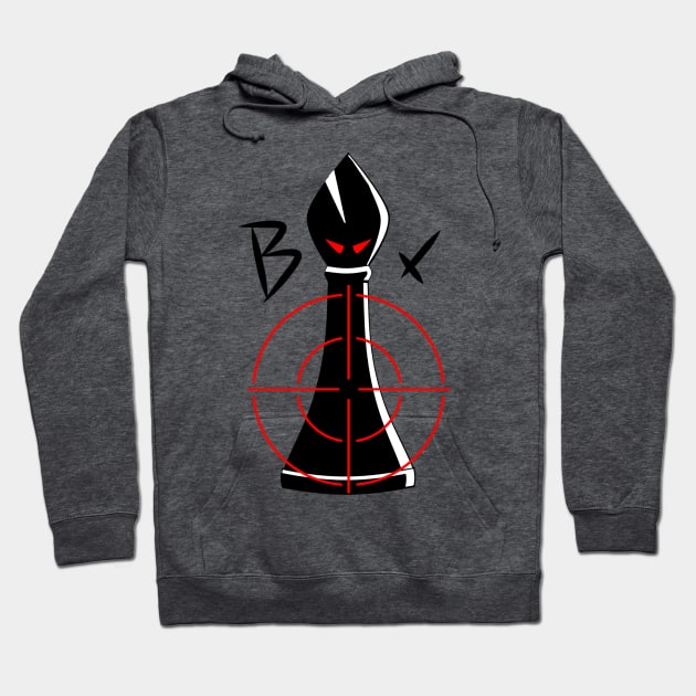 Chess Bishop Sniper Hoodie by BadassChess